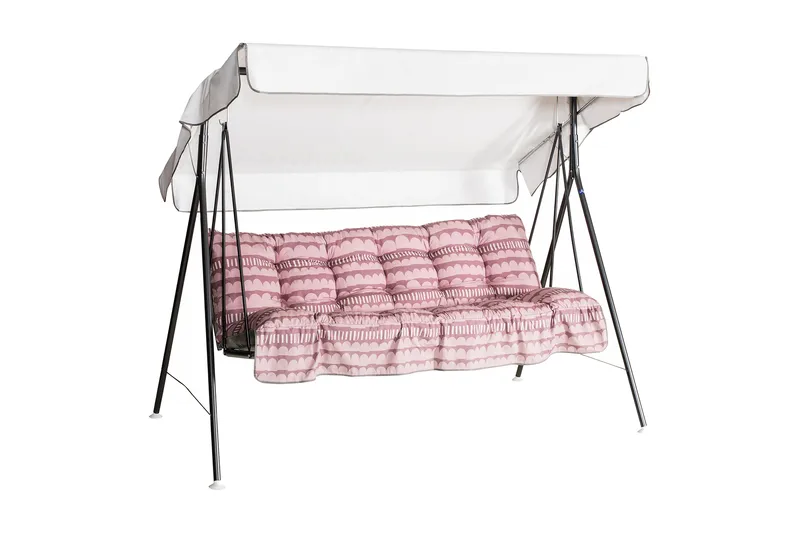 Teneriffa 3- pers. hammock, 84B - Grå/Rosa - Products - Utemöbler & utemiljö - Utesoffa - Hammock