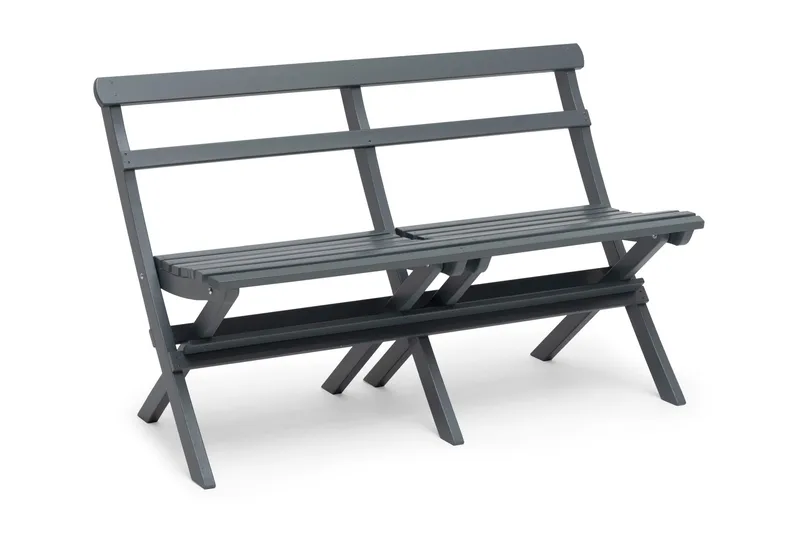 Hillerstorp Torpet Utebänk, Grå