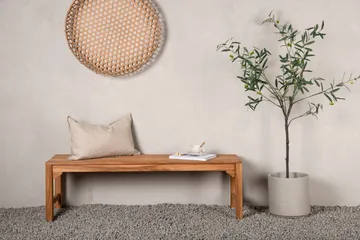 Kenya Bänk Utomhus 150 cm - Brun - Products - Utemöbler & utemiljö - Utesoffa - Trädgårdsbänk & utebänk