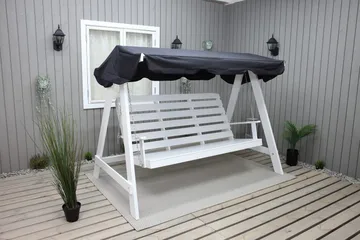 Pelle Hammock Vit/Svart - KWA - Products - Utemöbler & utemiljö - Utesoffa - Hammock