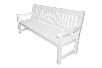 Rimforsa Trädgårdssoffa - Vitlaserad Furu - Products - Utemöbler & utemiljö - Utesoffa - Trädgårdssoffa