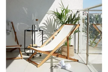 Gjengene Solstol - Brun - Products - Utem öbler & utemiljö - Utestol & trädgårdsstol - Solstol