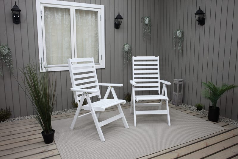 Grevie Positionsstol - Vit - Products - Utemöbler & utemiljö - Utestol & trädgårdsstol - Positionsstol