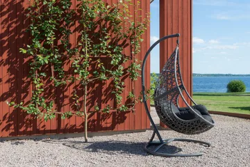 Hillerstorp Droppen Hängstol Utomhus 120x125 cm - Svartvit - Products - Utemöbler & utemiljö - Utestol & trädgårdsstol - Hängfåtölj & hängstol utomhus