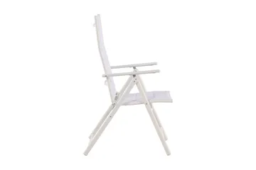 Maggie Vadderad Fällbar Positionsstol utomhus - Vit - Products - Utemöbler & utemiljö - Utestol & trädgårdsstol - Positionsstol