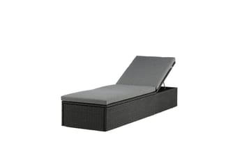 Quad Solsäng - Svart - Products - Utemöbler & utemiljö - Utestol & trädgårdsstol - Solsäng & solvagn