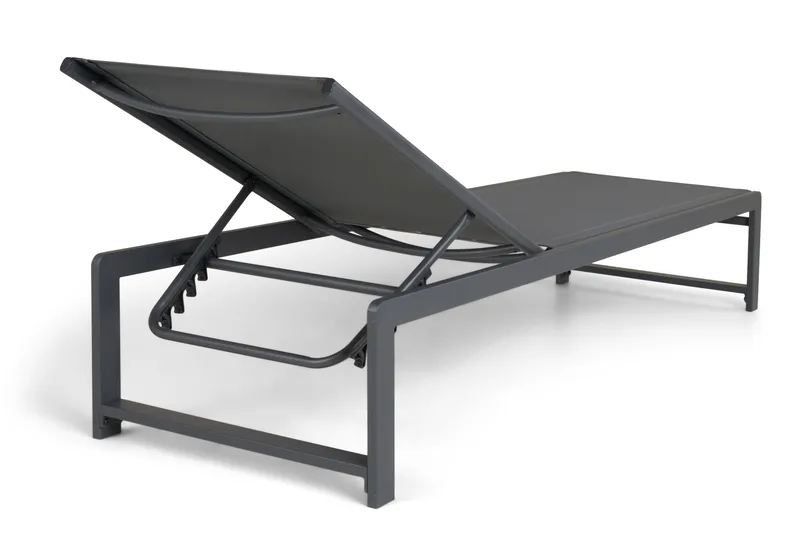 Sanna Solsäng Med Justerbart Ryggstöd - Svart - Products - Utemöbler & utemiljö - Utestol & trädgårdsstol - Solsäng & solvagn